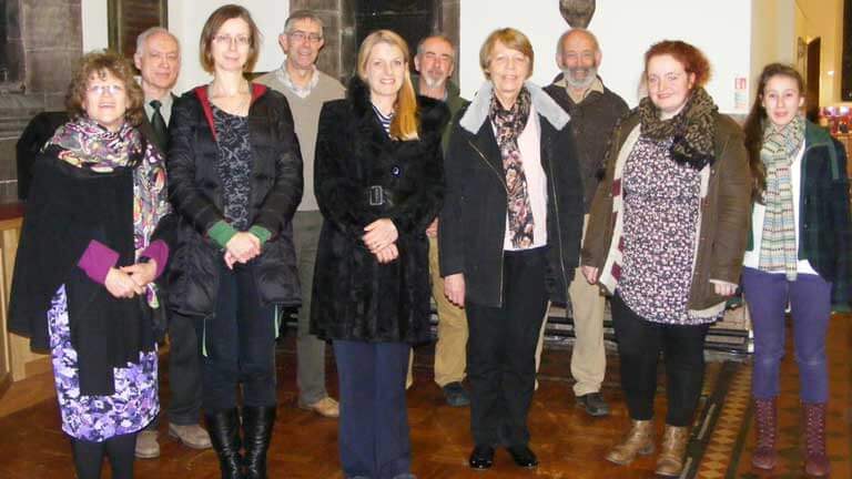 Members of the choir at St James church