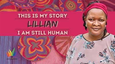 Graphic with a photo of Lillian